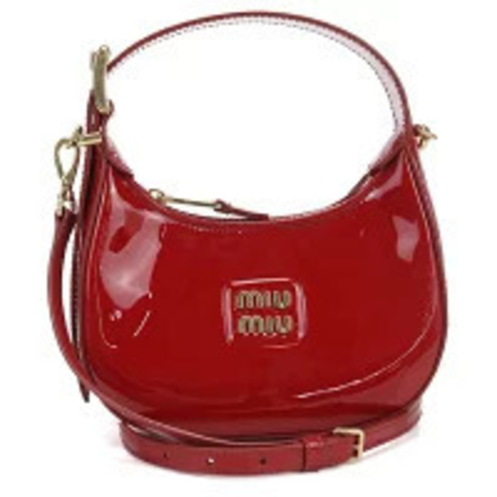 Miu Miu 2way Leather Hobo Red